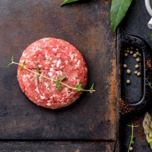 gourmet lamb burger