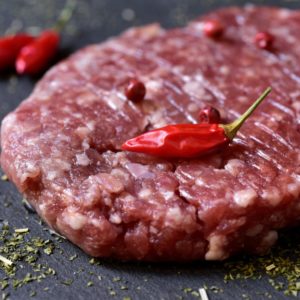 gourmet venison burger