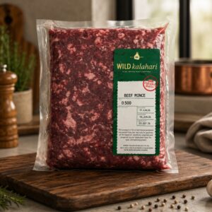 Beef Mince Kalahari Wild - Grass Fed Free Range - 500g