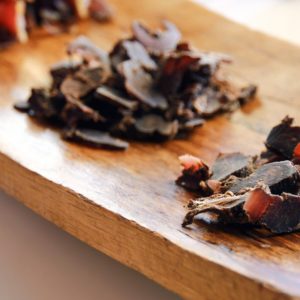 venison sliced biltong
