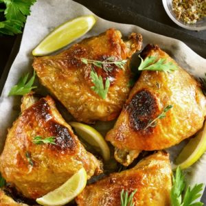 free range chicken thighs