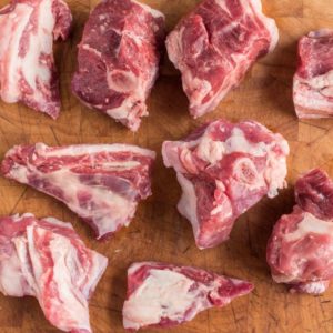 mutton shanks sliced