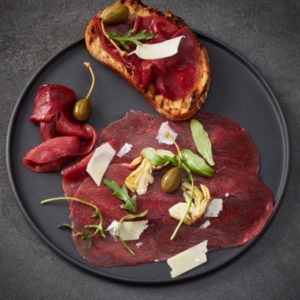 ostrich carpaccio