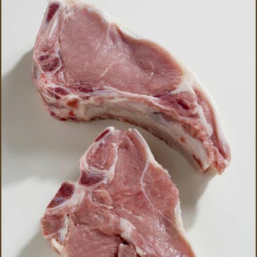 Veal Loin Chops Bone In 600g Bay Meat Market