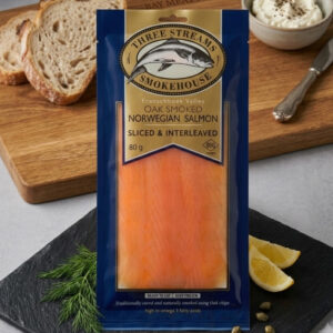 Oak Smoked Norwegian Salmon - Sliced 80g