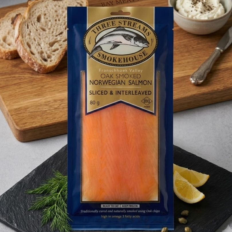 Oak Smoked Norwegian Salmon – Sliced 80g