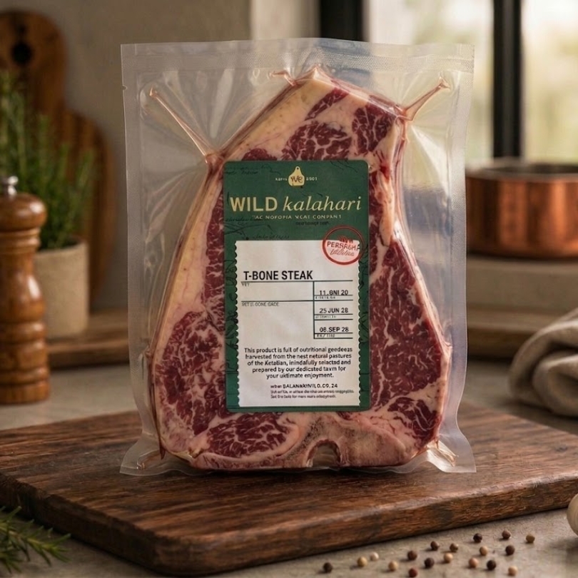 Kalahari Wild Beef 35-Day Dry Aged T-Bone