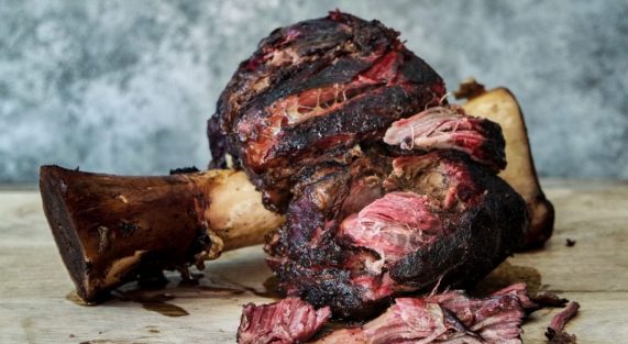 slow whole beef shin