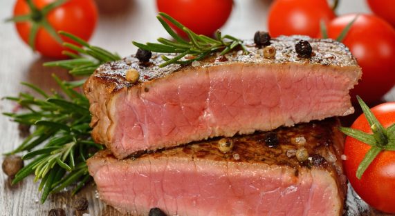 why is my steak brown